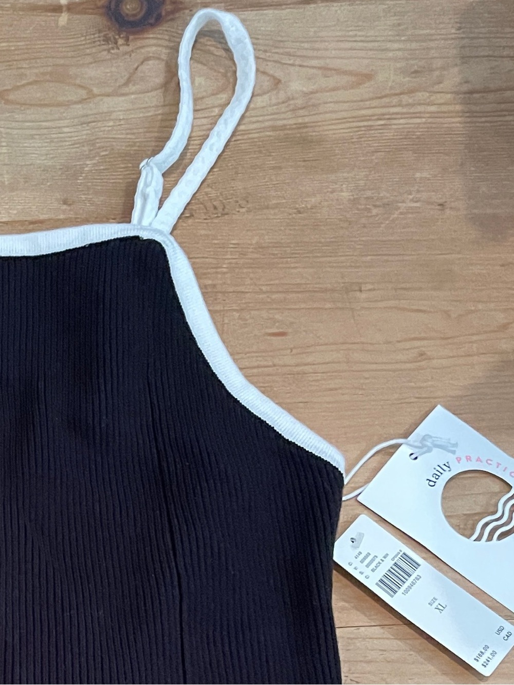 NWT Anthropologie Daily Practice Ribbed Dress tennis pickleball athletic XL